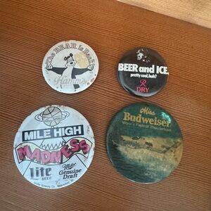 Vintage Beer Button Collection